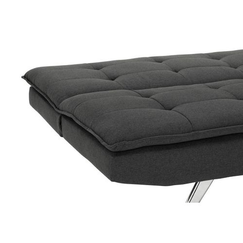 Mid.you Schlafsofa , Dunkelgrau , Textil , 3-Sitzer , 194x87x102 cm , Liegefunktion , Kinder- & Jugendzimmer, Jugendmöbel, Jugendsofas