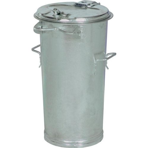 Mülleimer 50l Stahlbl.TZN o.Bügel