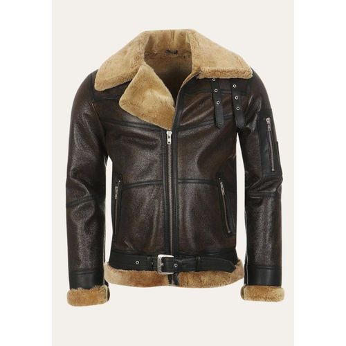Bomberjacke - B16 - Größe: M | Farbe: Model 3 - Walnuss/Cappuccino