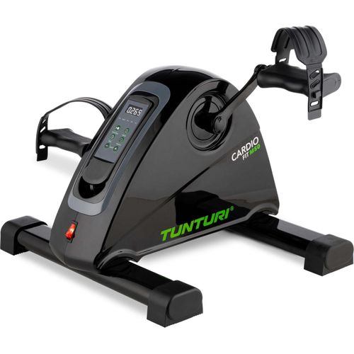 Tunturi Cardio Fit M50 Mini Bike Heimtrainer/Mit Elektromotor/Pedaltrainer/Arm- und Beintrainer/Minifahrrad/Bewegungstrainer für Senioren mit LCD-Bildschirmanzeige - Schwarz