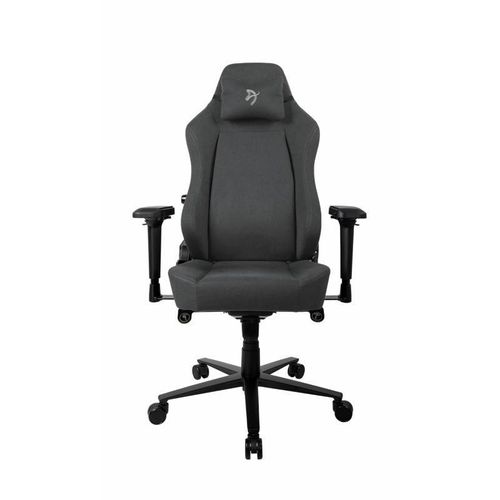 Arozzi PRIMO WOVEN FABRIC Gaming-Stuhl, schwarz - Logo grau