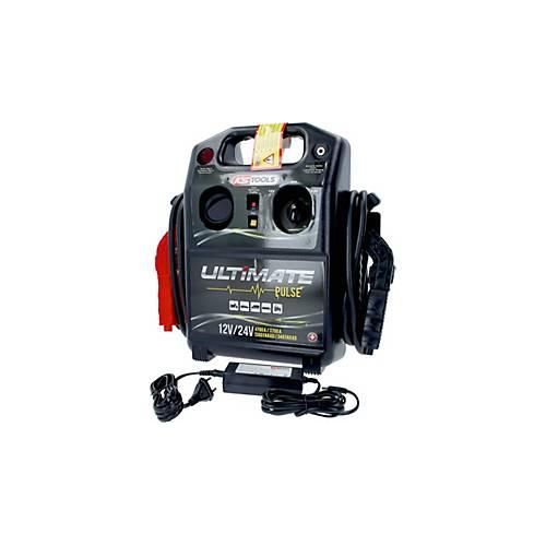 12 V / 24 V Kondensator-Booster - mobiles Starthilfegerät 4700 A / 3700A