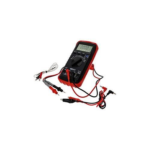 Digital Multimeter inkl. Prüfspitzen und Krokodilklemmen