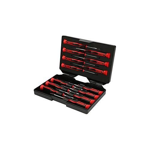 Feinmechanik-Schraubendreher-Satz PH, Schlitz, Torx, 14-tlg