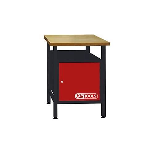 Werkbank mit 1 Tür, H840xB600xT600mm