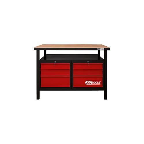 Werkbank mit 6 Schubladen, H840xB1200xT600mm