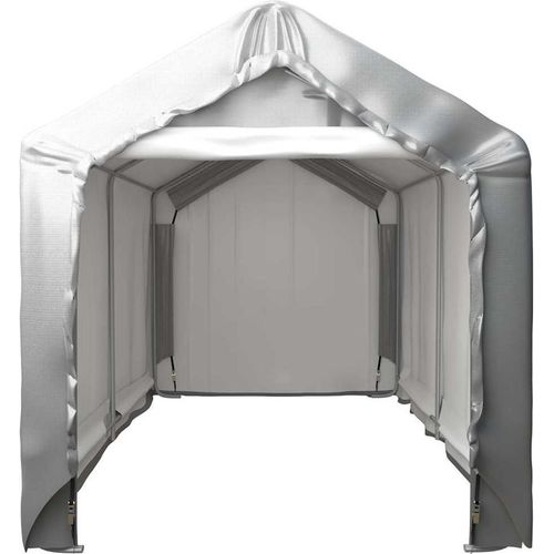 vidaXL Lagerzelt 180x300 cm Stahl Grau