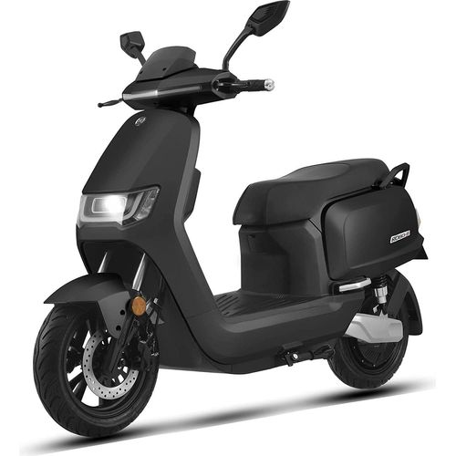 Elektroroller „ROBO-S“, 80 km/h, 4000 Watt, 100 km, E-Scooter, Elektro-Roller, E-Motorrad, E-Roller mit Straßenzulassung, herausnehmbarer Lithium-Akku, 475 Förderung, Schwarz