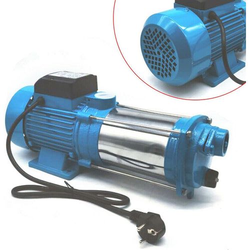 Gartenpumpe 2500W Kreiselpumpe Wasserpumpe Hauswasserwerk Pumpensteuerung mit Edelstahllaufradgehäuse