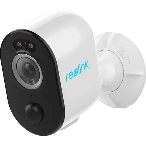 Reolink Argus 3 Plus akkubetriebene 4 MP WLAN-Überwachungskamera mit Flutlicht, inkl. 64 GB Mikro-SD-Karte
