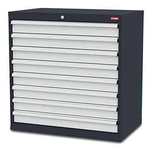 STIER Schubladenschrank mit 8 Schubladen BxTxH 900x575x920 mm