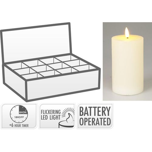 Kerze LED IVORY