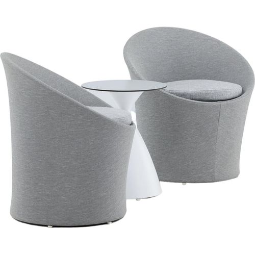 Venture Home Lounge-Set Spoga Grau