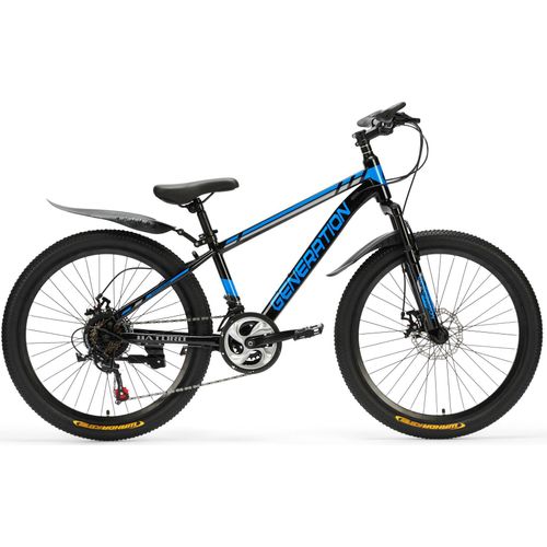 Generation Baturo Mountainbike 24 Zoll - Blau - Schutzblechen