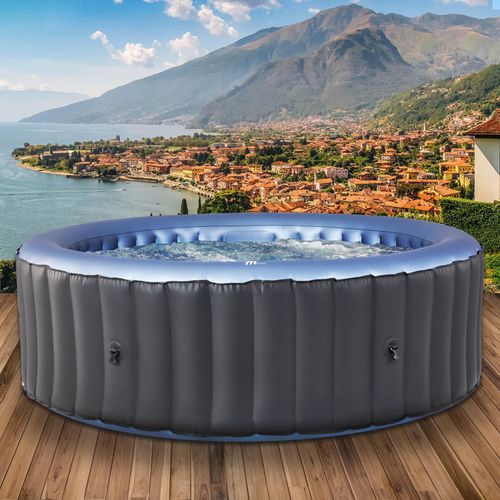 BRAST Aufblasbarer Whirlpool XXL MSpa BERGEN COMFORT 8 Personen