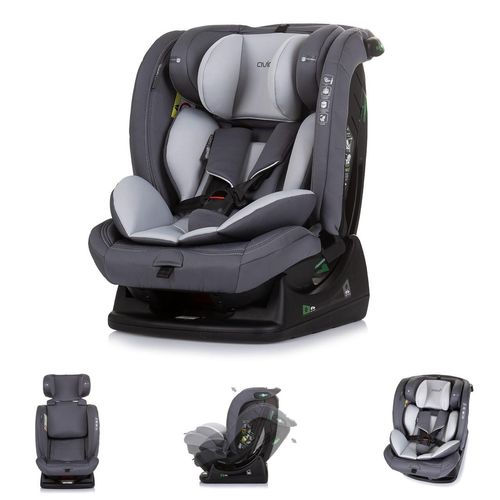 CHIPOLINO Autositz Aviato i-Size 40-150cm, Ash Grey