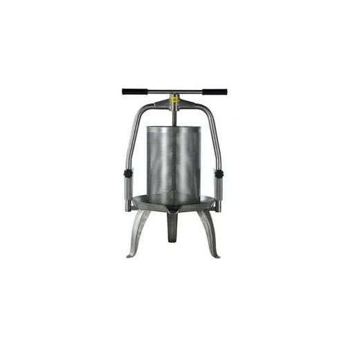 Baesso V30 Edelstahl - Obst- und Gemüsespindelpresse 30 L - Edelstahlpresskorb