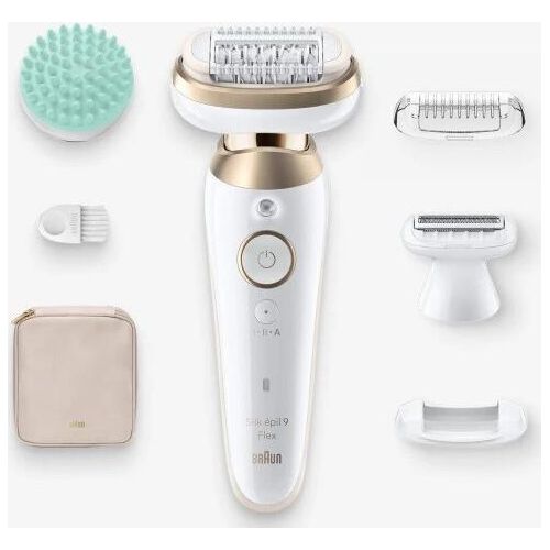 Braun Silk épil 9 Flex Elektrischer Epilierer für einfache Haarentfernung