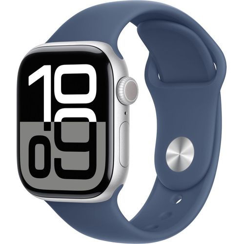 Apple Watch Series 10 GPS + Mobilfunk 42mm Alluminio Cinturino Sport Denim