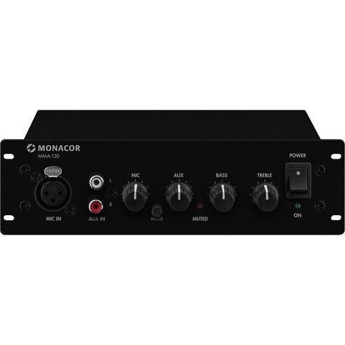 MONACOR MMA-130 Mobiler Mono-Verstärker