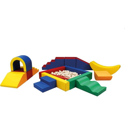 IGLU Soft play Spielbausteine 13 XL Schaumstoff Softbausteine Spielset - Party