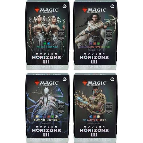 Magic the Gathering Modern Horizons 3 Commander-Decks Display (4) englisch
