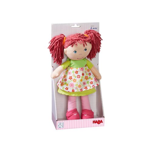 HABA Unisex Stoffpuppe Puppe Liese, 30 cm 1er Pack