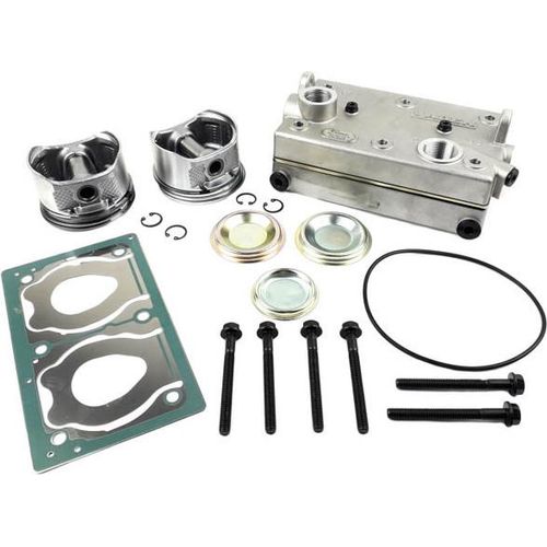 Zylinderkopf für Wabco-Kompressor mit Kolben und Ringen DAF CF | 1813542