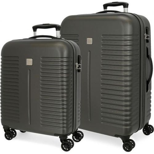 Set aus n ABS-Reisekoffern INDIA Antracita, 70cm/55cm, 5089522