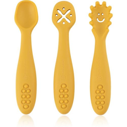 Petite&Mars Take&Match 6m+ petite cuillère pour enfant Intense Ochre 3 pcs