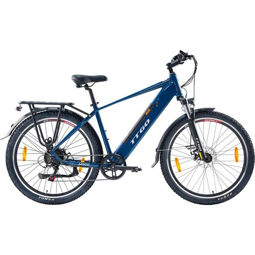 TTGO M300 E-Bike - 250W Motor 36V20AH Akku 27,5 Zoll Reifen Scheibenbremse - Blau