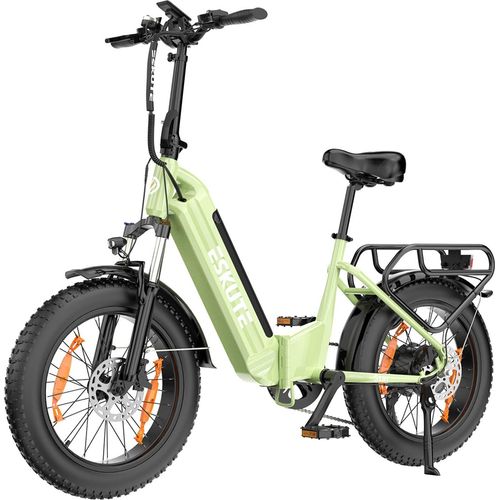 ESKUTE Star E-Bike - 250W Motor 36V25AH Batterie 20 Zoll Reifen Hydraulische Scheibenbremse - Grün