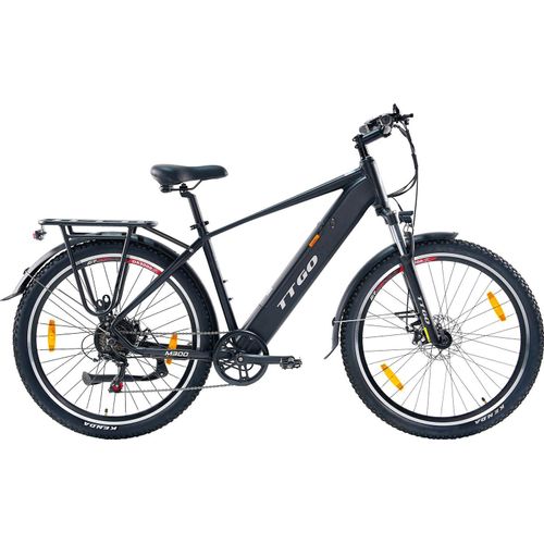 TTGO M300 E-Bike - 250W Motor 36V20AH Akku 27,5 Zoll Reifen Scheibenbremse - Schwarz