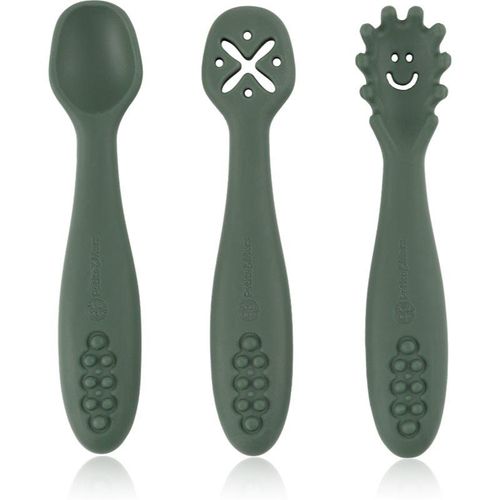 Petite&Mars Take&Match 6m+ petite cuillère pour enfant Misty Green 3 pcs