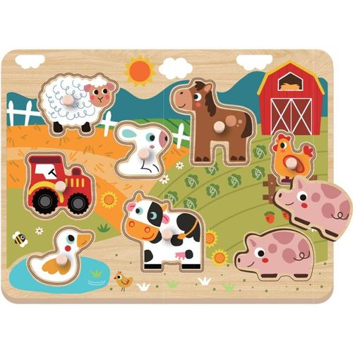 2Kids Toys Puzzle puzzel Farm 18m+ 9 st