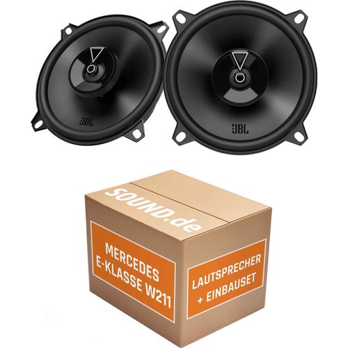Lautsprecher Boxen Einbaupaket vorne JBL Club3 54F passend für Mercedes E-Klasse W211 | 2x Tief-Mitteltöner mit integriertem Hochtöner 135W MAX