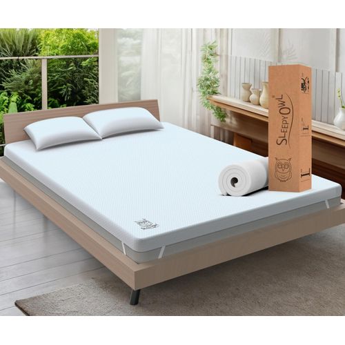 Topper Gel-Memory Matratzentopper 120x200x10 cm, H2 / H3, Atmungsaktiv, Rutschfest, Abnehmbar & Waschbar