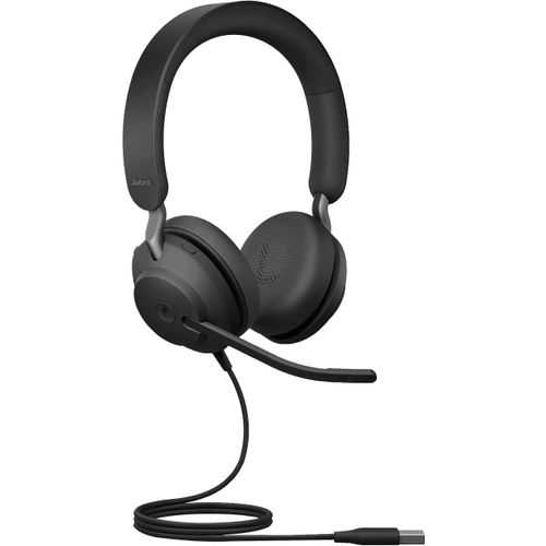 Jabra Evolve2 40 SE MS Stereo - Headset - On-Ear - kabelgebunden - USB-A - Geräuschisolierung