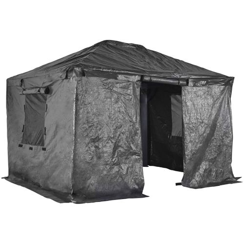 Pavillon-Schutzhülle SOJAG, grau, B:367cm H:307cm L:607cm, Polyester, Planen, für Pavillon 12x20