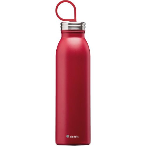 Isolierflasche ALADDIN "Chilled Thermavac", rot, H:28cm, Edelstahl, Trinkflaschen, auslaufsicher, Edeltahl in Trendfarben, 0,55 ml