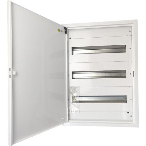 Doktorvolt Verteilerkasten Aufputz Sicherungskasten aus Metall 54 Module 3-reihig IP30 1185