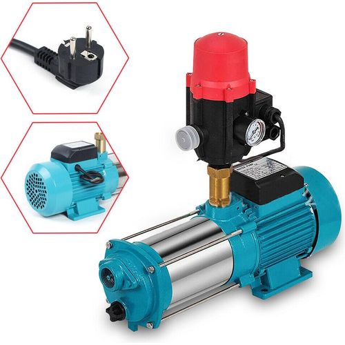 Kreiselpumpe 1300W Gartenpumpe Hauswasserwerk Wasserpumpe 4000L/H IP44 Druckschalter