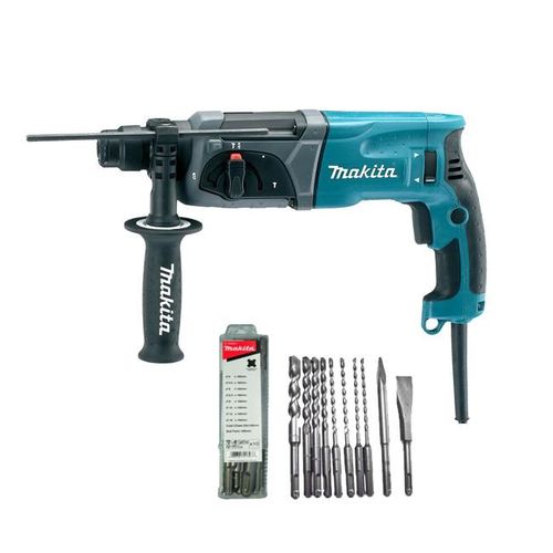 Makita HR2470X16 Kombihammer mit Zubehör