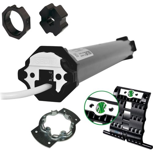 Selve SE Pro 2/30 (bis 13,5m²/ Nachfolger des SEL Plus) elektronischer Rolladenmotor inkl. Motorlager