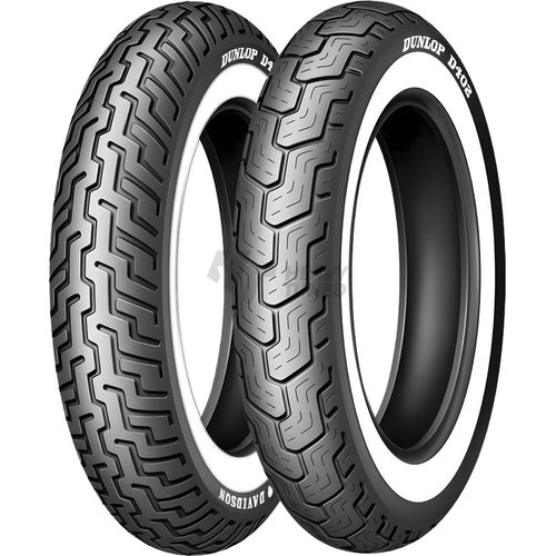 Reifen Dunlop D402 H/D MU85 B16 77H TL WW Weißwand hinten