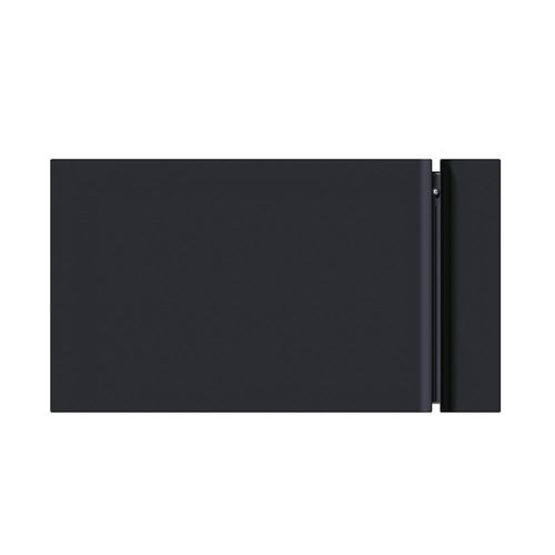 Radialight KYOTO Design-Wandheizung – 1000 W, DUAL-THERM, IP24, Touchdisplay, WLAN-ready, Energiesparfunktionen, 230 V, Metallfront, grau