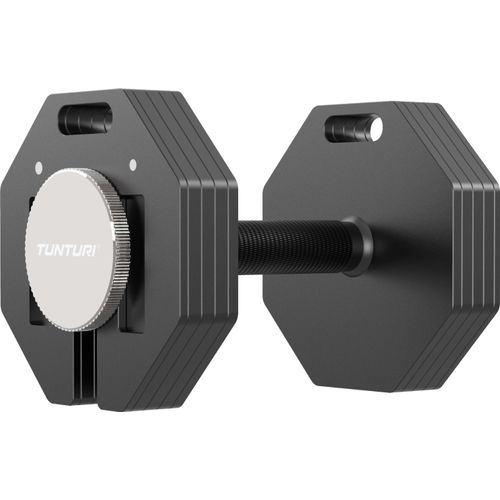 Tunturi Rapid Verstellbare Hantel – Einzelsatz 20 kg – Verstellbar von 4 bis 20 kg – 9 Hanteln in einem – Gewichtset für das Homegym