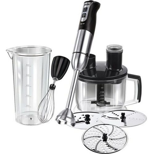 MPM MBL-11 Mixer 1,75 l Pürierstab 800 W Schwarz, Edelstahl, Transparent