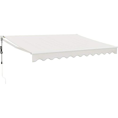 vidaXL Elektrische Markise mit Kurbel Creme 3x2,5 m