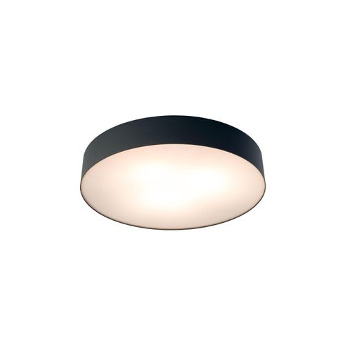 Deckenlampe Metall E14 Ø 40,5 cm rund Schwarz 3-flammig Modern Deckenleuchte